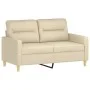 Juego de sofás con cojines 4 piezas tela crema by , Sofas - Ref: Foro24-3201546, Price: 662,60 €, Discount: %