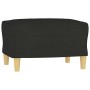 Juego de sofás con cojines 3 piezas tela negro by , Sofas - Ref: Foro24-3201628, Price: 561,67 €, Discount: %