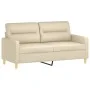Juego de sofás con cojines 3 piezas tela crema by , Sofas - Ref: Foro24-3201578, Price: 460,84 €, Discount: %