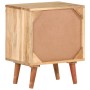 Mesita de noche de madera maciza de acacia 40x30x50 cm de vidaXL, Mesitas de noche - Ref: Foro24-322667, Precio: 85,60 €, Des...