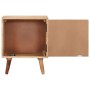 Mesita de noche de madera maciza de acacia 40x30x50 cm de vidaXL, Mesitas de noche - Ref: Foro24-322667, Precio: 85,60 €, Des...