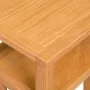 Solid oak wood side table with shelf 27x35x55cm by vidaXL, Side tables - Ref: Foro24-244211, Price: 61,66 €, Discount: %