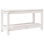 Massive Gartenbank aus weißer Kiefer 82,5x35x45 cm von , Gartenbänke - Ref: Foro24-832378, Preis: 76,47 €, Rabatt: %