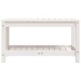Massive Gartenbank aus weißer Kiefer 82,5x35x45 cm von , Gartenbänke - Ref: Foro24-832378, Preis: 76,47 €, Rabatt: %