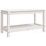 Massive Gartenbank aus weißer Kiefer 82,5x35x45 cm von , Gartenbänke - Ref: Foro24-832378, Preis: 76,47 €, Rabatt: %