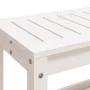 Banco de jardín madera maciza de pino blanco 82,5x35x45 cm de , Bancos de jardín - Ref: Foro24-832378, Precio: 75,26 €, Descu...