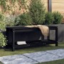 Banco de jardín de madera maciza de pino negro 108x35x45 cm by , garden benches - Ref: Foro24-832384, Price: 79,01 €, Discoun...