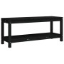 Banco de jardín de madera maciza de pino negro 108x35x45 cm by , garden benches - Ref: Foro24-832384, Price: 79,01 €, Discoun...