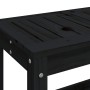 Banco de jardín de madera maciza de pino negro 108x35x45 cm by , garden benches - Ref: Foro24-832384, Price: 79,01 €, Discoun...