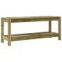 Banco de jardín de madera maciza de pino 108x35x45 cm de , Bancos de jardín - Ref: Foro24-832386, Precio: 89,38 €, Descuento: %