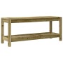 Massive Holzgartenbank aus Kiefer 108x35x45 cm von , Gartenbänke - Ref: Foro24-832386, Preis: 89,38 €, Rabatt: %