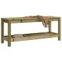Banco de jardín de madera maciza de pino 108x35x45 cm de , Bancos de jardín - Ref: Foro24-832386, Precio: 89,38 €, Descuento: %