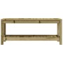 Banco de jardín de madera maciza de pino 108x35x45 cm de , Bancos de jardín - Ref: Foro24-832386, Precio: 89,38 €, Descuento: %