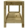 Banco de jardín de madera maciza de pino 108x35x45 cm de , Bancos de jardín - Ref: Foro24-832386, Precio: 89,38 €, Descuento: %