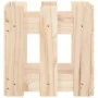 Jardinera con diseño de valla madera maciza de pino 30x30x30 cm de , Maceteros y jardineras - Ref: Foro24-832442, Precio: 18,...