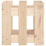 Jardinera con diseño de valla madera maciza de pino 30x30x30 cm de , Maceteros y jardineras - Ref: Foro24-832442, Precio: 18,...
