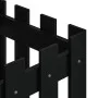 Jardinera diseño de valla madera maciza pino negra 40x40x40 cm by , Pots and planters - Ref: Foro24-832449, Price: 24,74 €, D...