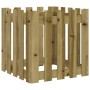 Jardinera diseño de valla madera de pino impregnada 50x50x50 cm de , Maceteros y jardineras - Ref: Foro24-832456, Precio: 30,...