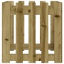Jardinera diseño de valla madera de pino impregnada 50x50x50 cm de , Maceteros y jardineras - Ref: Foro24-832456, Precio: 30,...