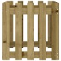 Jardinera diseño de valla madera de pino impregnada 50x50x50 cm de , Maceteros y jardineras - Ref: Foro24-832456, Precio: 30,...