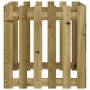 Jardinera diseño de valla madera de pino impregnada 60x60x60 cm by , Pots and planters - Ref: Foro24-832461, Price: 49,77 €, ...
