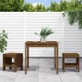 Gartentisch und Stühle, 3-teilig, Massivholz Kiefer, honigbraun. von , Gartensets - Ref: Foro24-3157706, Preis: 168,20 €, Rab...