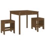 Gartentisch und Stühle, 3-teilig, Massivholz Kiefer, honigbraun. von , Gartensets - Ref: Foro24-3157706, Preis: 168,20 €, Rab...