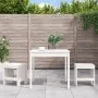 Gartentisch und Stühle, 3-teilig, aus massivem weißem Kiefernholz. von , Gartensets - Ref: Foro24-3157704, Preis: 162,49 €, R...