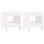 Mesa y sillas de jardín 3 piezas madera maciza de pino blanco by , Garden sets - Ref: Foro24-3157704, Price: 164,68 €, Discou...