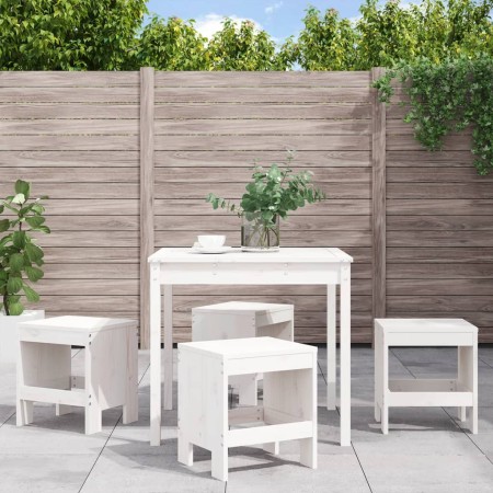 Gartenset 5-teilig Massivholz Kiefer Weiß von , Gartensets - Ref: Foro24-3157710, Preis: 244,26 €, Rabatt: %
