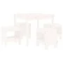 Gartenset 5-teilig Massivholz Kiefer Weiß von , Gartensets - Ref: Foro24-3157710, Preis: 241,08 €, Rabatt: %