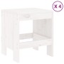 Gartenset 5-teilig Massivholz Kiefer Weiß von , Gartensets - Ref: Foro24-3157710, Preis: 244,26 €, Rabatt: %