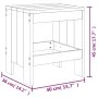 Gartenset 5-teilig Massivholz Kiefer Weiß von , Gartensets - Ref: Foro24-3157710, Preis: 241,08 €, Rabatt: %