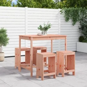 Hoher Tisch und 5-teilige Gartenhocker aus massiver Douglasie. von , Gartensets - Ref: Foro24-3157750, Preis: 294,51 €, Rabat...