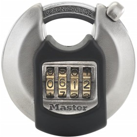 Master Lock Candado redondo Excell acero inoxidable 70 mm