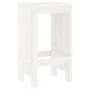 Set de mesa y taburetes altos jardín 7 pzas madera pino blanco by , Garden sets - Ref: Foro24-3157752, Price: 484,94 €, Disco...