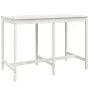 Set de mesa y taburetes altos jardín 7 pzas madera pino blanco by , Garden sets - Ref: Foro24-3157752, Price: 484,94 €, Disco...