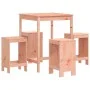 Hoher Tisch und 5-teilige Gartenhocker aus massiver Douglasie. von , Gartensets - Ref: Foro24-3157744, Preis: 276,57 €, Rabat...