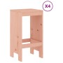 Mesa alta y taburetes de jardín 5 piezas madera maciza Douglas by , Garden sets - Ref: Foro24-3157744, Price: 280,16 €, Disco...
