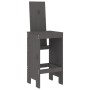 Set de mesa y taburetes altos jardín 3 piezas madera pino gris by , Garden sets - Ref: Foro24-3157765, Price: 243,21 €, Disco...