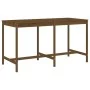 Mesa y taburetes altos de jardín 9 pzas madera pino marrón miel by , Garden sets - Ref: Foro24-3157790, Price: 787,58 €, Disc...