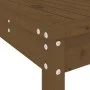 Mesa y taburetes altos de jardín 5 pzas madera pino marrón miel by , Garden sets - Ref: Foro24-3157778, Price: 397,45 €, Disc...