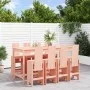 Juego de muebles de jardín 9 pzas madera maciza abeto Douglas de , Conjuntos de jardín - Ref: Foro24-3157792, Precio: 697,83 ...