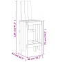 Juego de muebles de jardín 9 pzas madera maciza abeto Douglas by , Garden sets - Ref: Foro24-3157792, Price: 706,91 €, Discou...