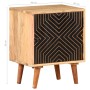 Mesita de noche de madera maciza de acacia 40x30x50 cm de vidaXL, Mesitas de noche - Ref: Foro24-322667, Precio: 85,60 €, Des...