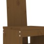 Mesa y taburetes altos de jardín 7 pzas madera pino marrón miel by , Garden sets - Ref: Foro24-3157784, Price: 586,91 €, Disc...