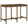 Mesa y taburetes altos de jardín 7 pzas madera pino marrón miel by , Garden sets - Ref: Foro24-3157784, Price: 586,91 €, Disc...