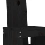 Set de mesa y taburetes altos jardín 3 pzas madera pino negro by , Garden sets - Ref: Foro24-3157767, Price: 240,54 €, Discou...