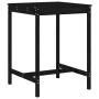 Set de mesa y taburetes altos jardín 3 pzas madera pino negro by , Garden sets - Ref: Foro24-3157767, Price: 240,54 €, Discou...