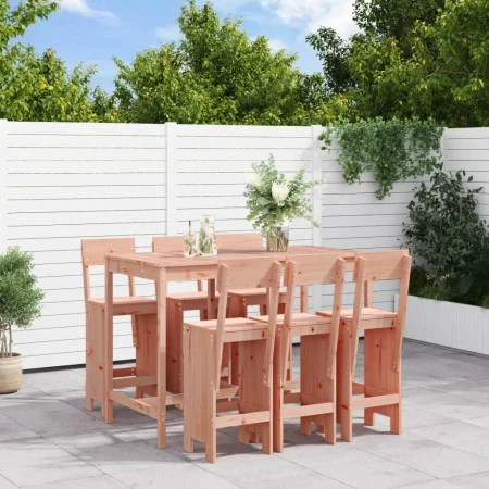 Juego de muebles de jardín 7 pzas madera maciza abeto Douglas de , Conjuntos de jardín - Ref: Foro24-3157816, Precio: 481,51 ...